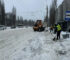 Борьба с последствиями снегопада продолжается.